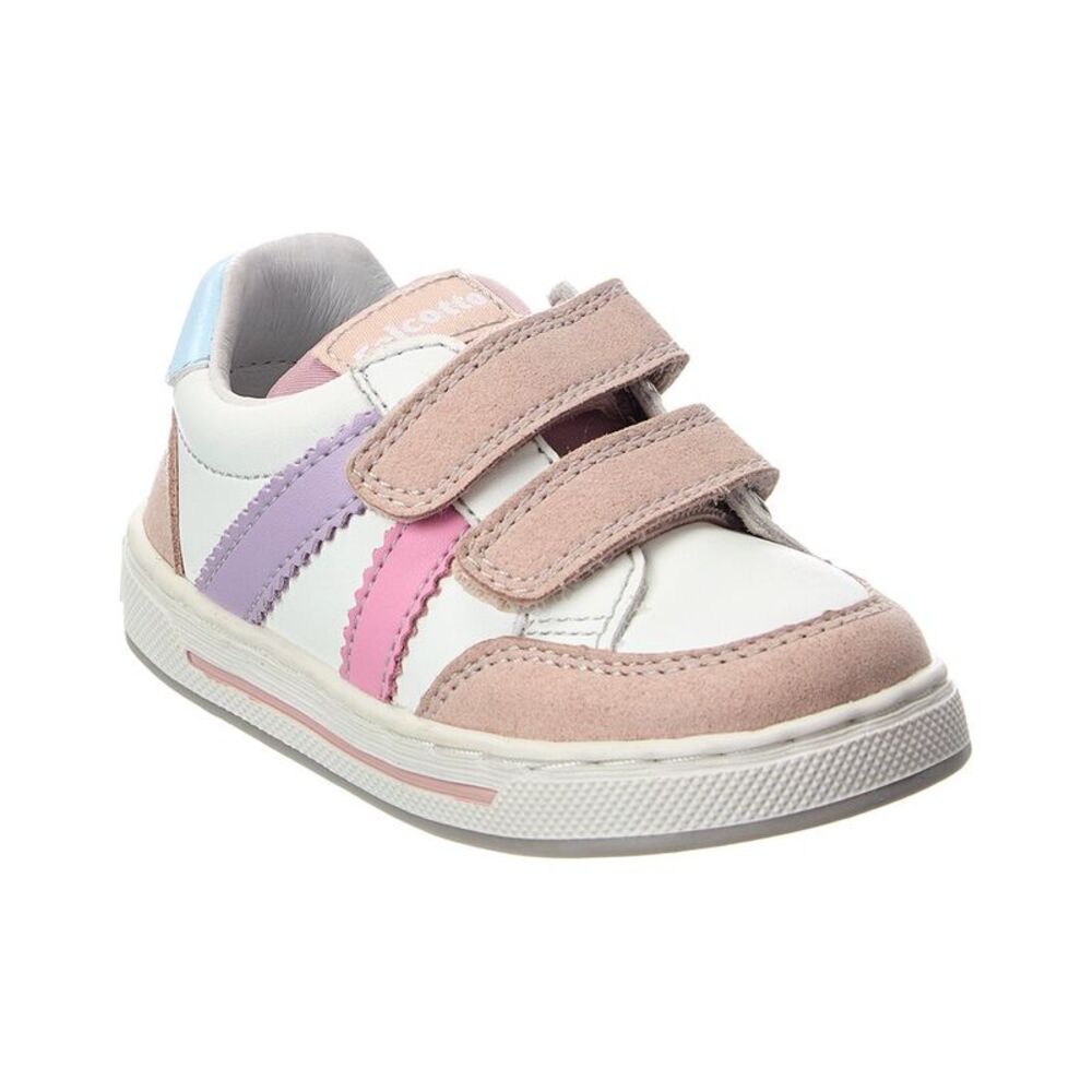 Naturino Falcotto Zuppy Leather & Suede Sneaker, White